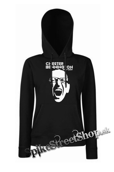 CHESTER BENNINGTON - Portrait - čierna dámska mikina