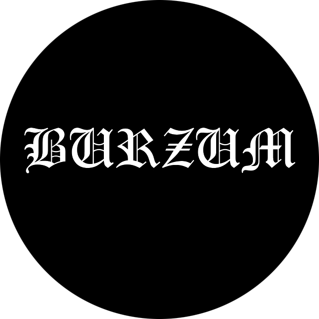 BURZUM - Logo - okrúhla podložka pod pohár