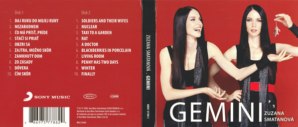  SMATANOVÁ ZUZANA - Gemini (2cd) DIGIPACK