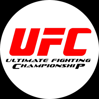 Podložka pod myš UFC - Logo On White Background - okrúhla