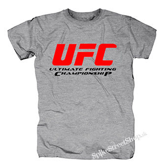 UFC - Ultimate Fighting Championship Logo - sivé pánske tričko