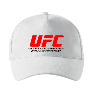 UFC - Logo - biela šiltovka (-30%=AKCIA)