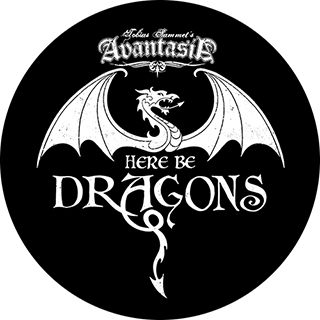 AVANTASIA - Here Be Dragons Iconic - odznak