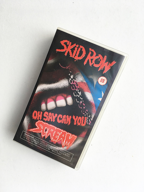 SKID ROW - Oh Say Can You Scream (VHS, 1990)