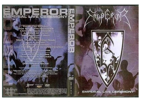 EMPEROR - Emperial Live Ceremony (VHS, Candlelight USA, 2001)