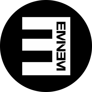 EMINEM - Logo Crest - okrúhla podložka pod pohár