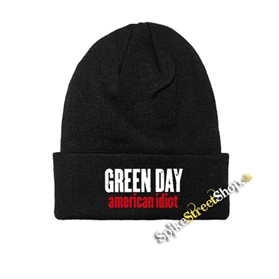 GREEN DAY - American Idiot Slogan - zimná čiapka
