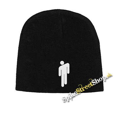 Čierna zimná čiapka BILLIE EILISH - Stickman White