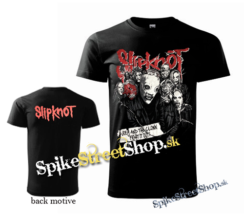 SLIPKNOT - Joey And The Clown - čierne pánske tričko