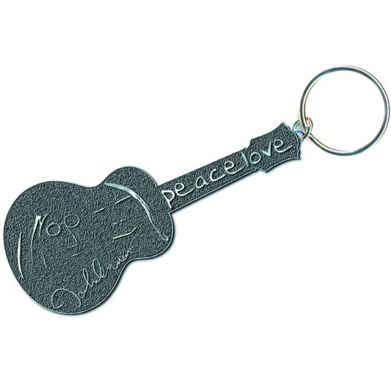 JOHN LENNON - Guitar - kovový prívesok na kľúče