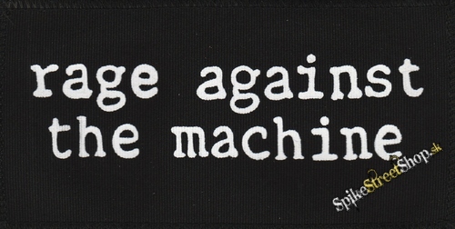 RAGE AGAINST THE MACHINE - White Logo - nášivka