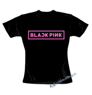 BLACKPINK - Logo - čierne dámske tričko (-60%=VÝPREDAJ)