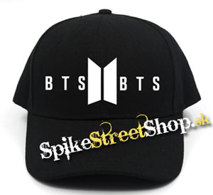 BTS - BANGTAN BOYS - Logo - čierna šiltovka (-50%=VÝPREDAJ)