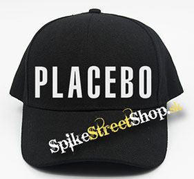 PLACEBO - Logo - čierna šiltovka (-50%=VÝPREDAJ)