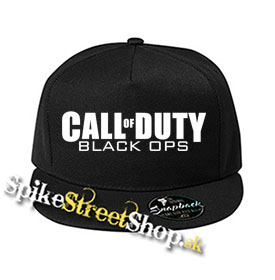 CALL OF DUTY - Black Ops - Logo - čierna šiltovka model "Snapback" (-50%=VÝPREDAJ)