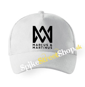 MARCUS & MARTINUS - Logo - biela šiltovka (-50%=VÝPREDAJ)