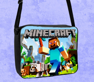 MINECRAFT - Motive 10 - Taška na rameno (-50%=VÝPREDAJ)