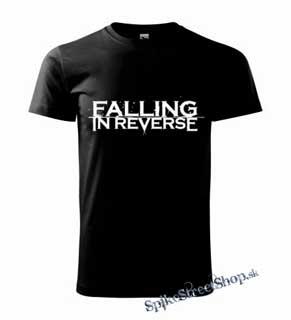 FALLING IN REVERSE - biele logo - pánske tričko (-50%=VÝPREDAJ)