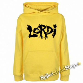 LORDI - Logo - žltá detská mikina