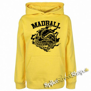 MADBALL - NYHC - žltá detská mikina