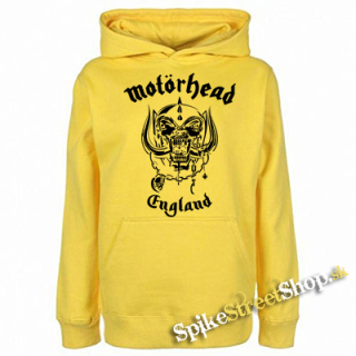 MOTORHEAD - England - žltá detská mikina