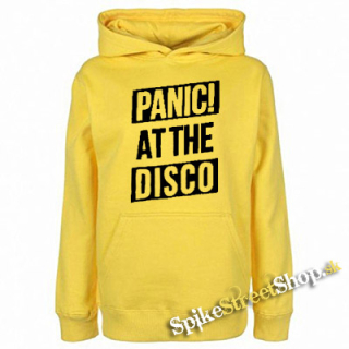 PANIC AT THE DISCO - Big Logo - žltá detská mikina