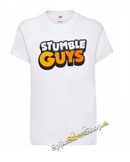 STUMBLE GUYS - Logo - biele detské tričko