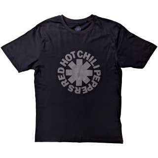 RED HOT CHILI PEPPERS - Classic Asterisk Logo HiBuild - čierne pánske tričko