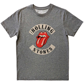 ROLLING STONES - Biker Tongue - sivé pánske tričko