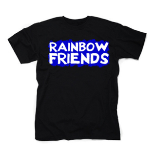 RAINBOW FRIENDS - Logo - čierne detské tričko