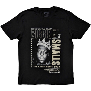 BIGGIE SMALLS - Life After Death Tour - čierne pánske tričko