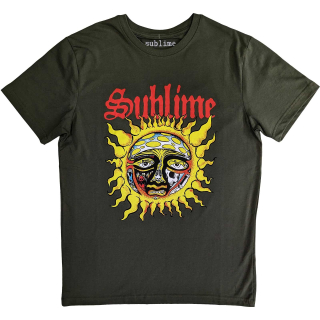 SUBLIME - Yellow Sun - zelené pánske tričko