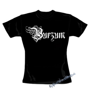 BURZUM - Logo - čierne dámske tričko