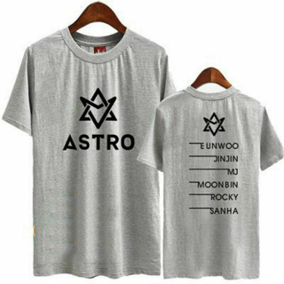 ASTRO - Logo & Names - sivé pánske tričko