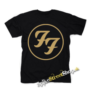 FOO FIGHTERS - Gold Logo - čierne detské tričko