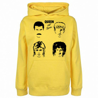 QUEEN - Hot Space - žltá detská mikina