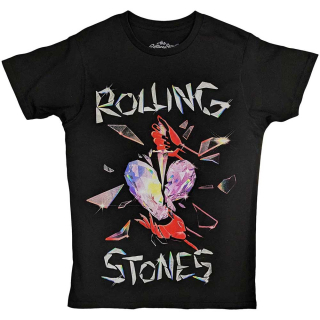 ROLLING STONES - Hackney Diamonds Heart - čierne pánske tričko