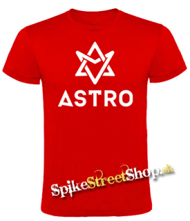 ASTRO - Logo - červené pánske tričko