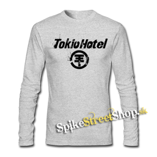 TOKIO HOTEL - Logo  - šedé detské tričko s dlhými rukávmi