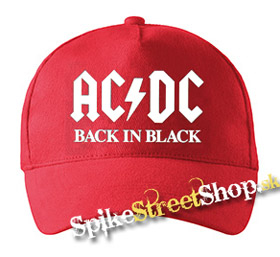 AC/DC - Back In Black - červená šiltovka (-30%=AKCIA)
