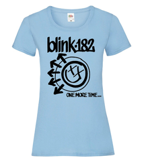 BLINK 182 - One More Time - svetlomodré dámske tričko