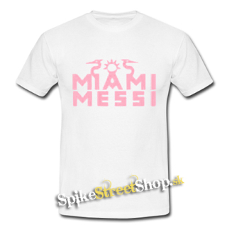 LIONEL MESSI - Miami Messi - biele pánske tričko