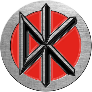 DEAD KENNEDYS - DK logo - kovový odznak 