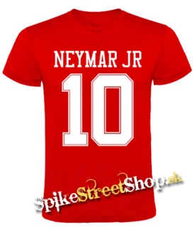 NEYMAR JR - 10 - červené pánske tričko