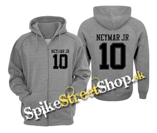 NEYMAR JR - 10 - šedá detská mikina na zips