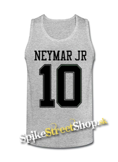 NEYMAR JR - 10 - Mens Vest Tank Top - šedé