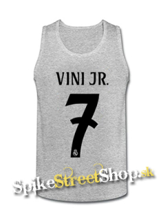 VINICIUS JUNIOR - 7 - Mens Vest Tank Top - šedé