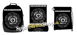 Hurá do školy - sada RAMMSTEIN - Presidential Seal (ruksak, peračník a vak na prezuvky)