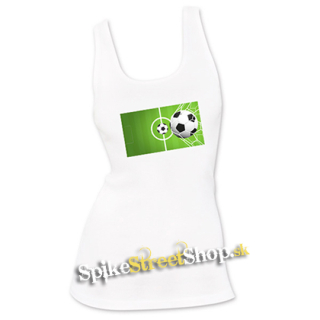 FUTBAL - Football Motive 1 - Ladies Vest Top - biele