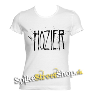 HOZIER - Logo Singer - biele dámske tričko